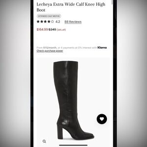 Vince Camuto Lecheya Extra Wide Calf Knee High Boots